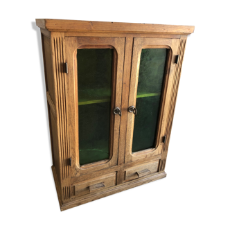 Armoire toilette pharmacie bois et verre