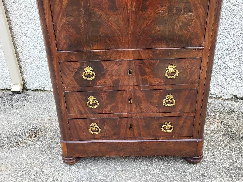 19th century mahogany restoration secretary