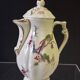 Very pretty Limoges porcelain coffee pot from Bernardaud model "Ch