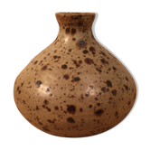 Speckled pyrity sandstone vase fig shape
