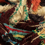 VINTAGE BOUCHEROUITE, BERBER RUG, 93 X 240