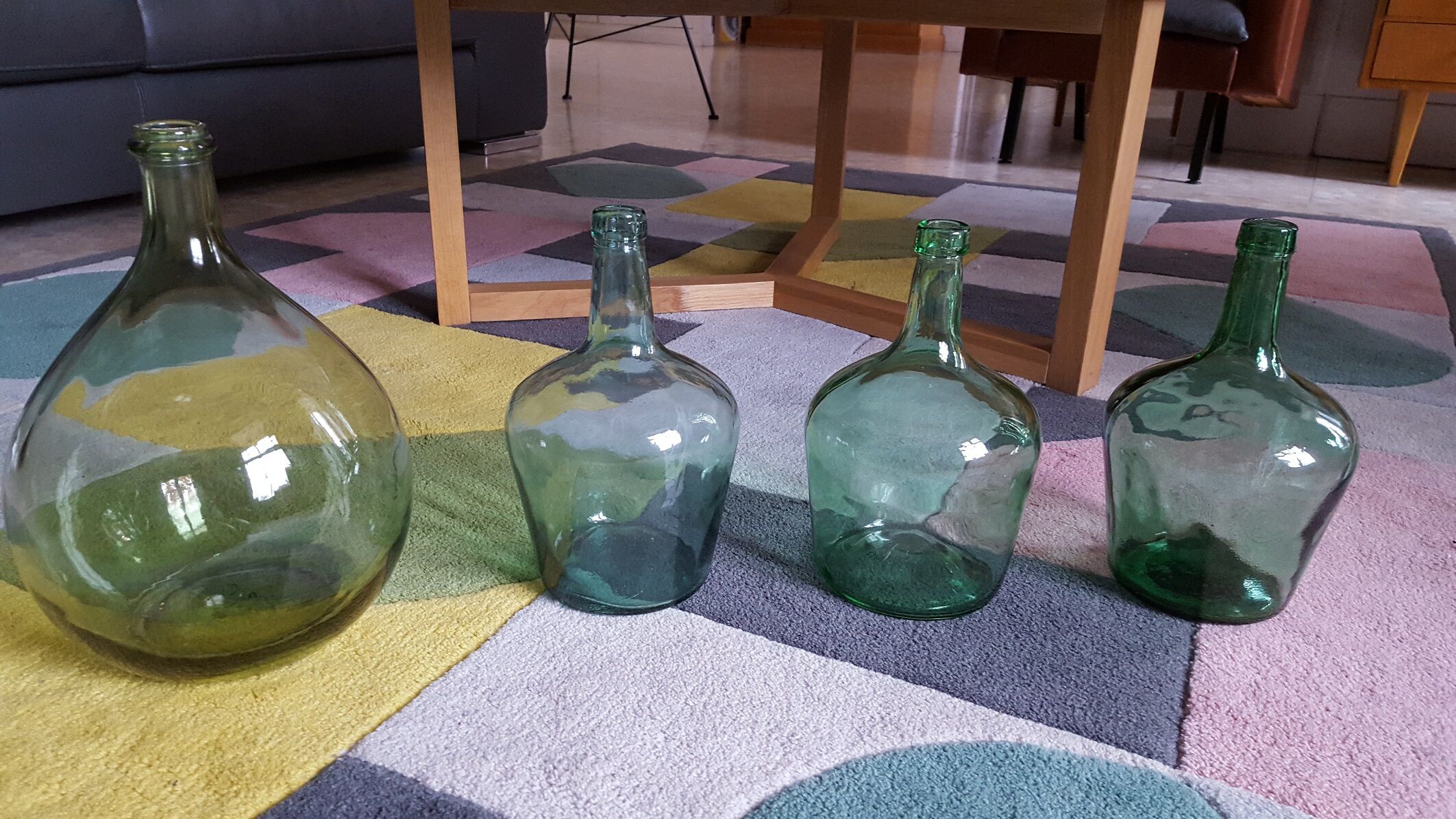 Lady Jeanne green/turquoise transparent to 2 liters