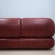 3 seater vintage leather sofa mobil girgi 1970s