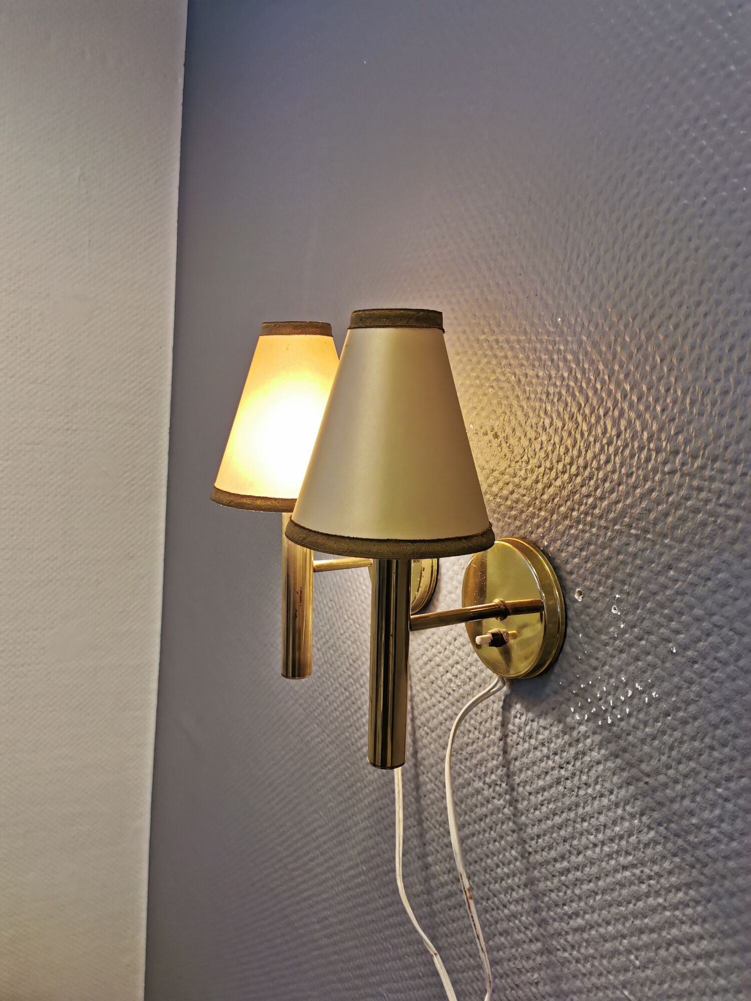 A set of wall lamps from the 70s, designed by Svend Mejlstrøm, for MS Lighting Denmark.