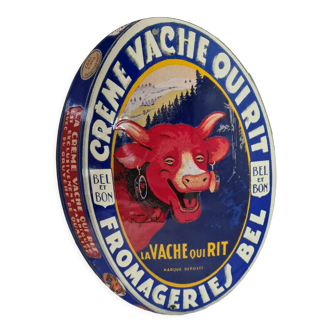 Enamelled plate La vache qui rit