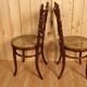 Set twelve bistro chairs