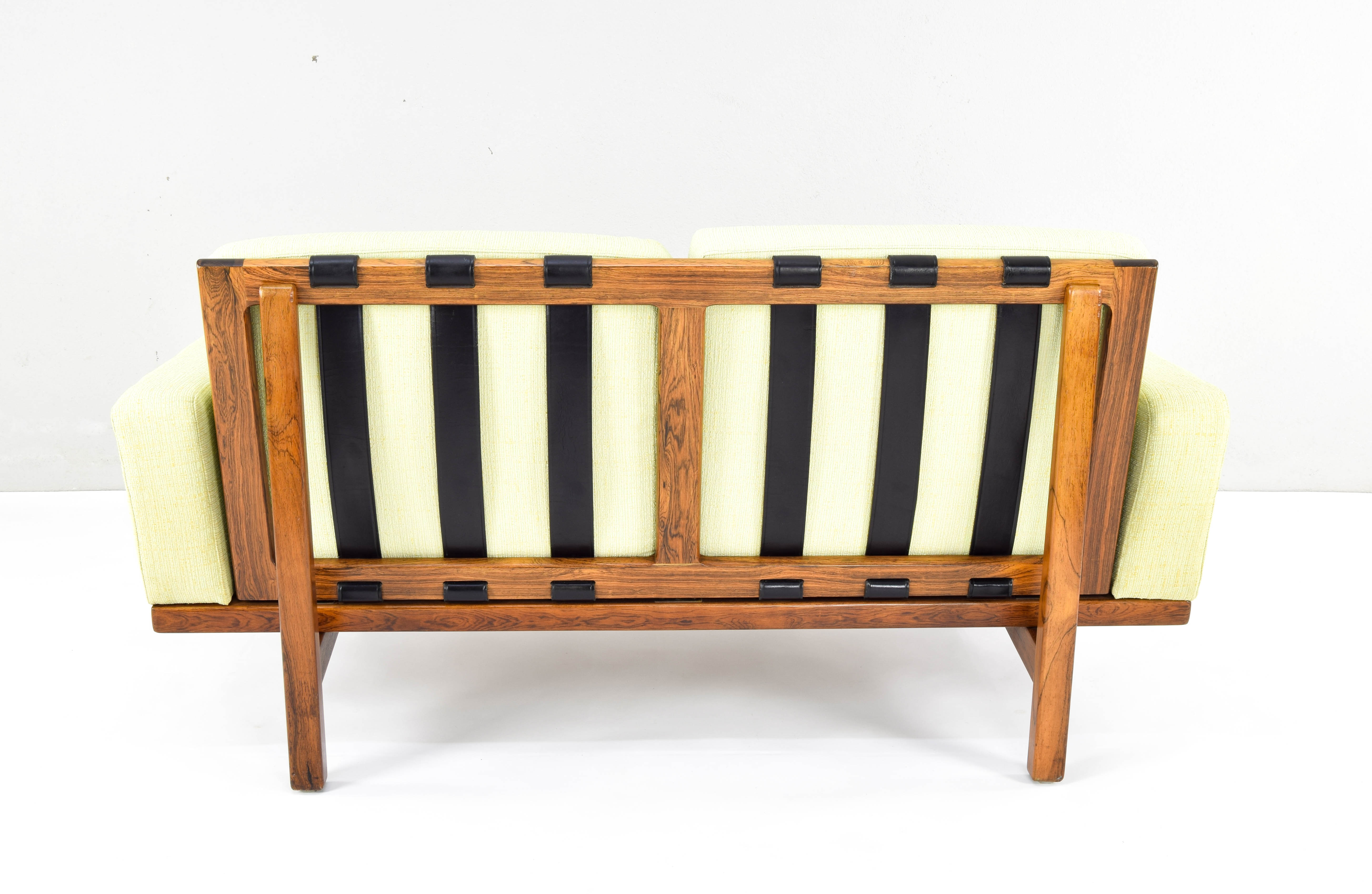 Eric merthen scandinavian modern tornado sofa 2-seater for ire möbler sweden 60s