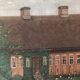 Original Vintage Oil Painting of a Cottage with Garden ( circa 1940)
