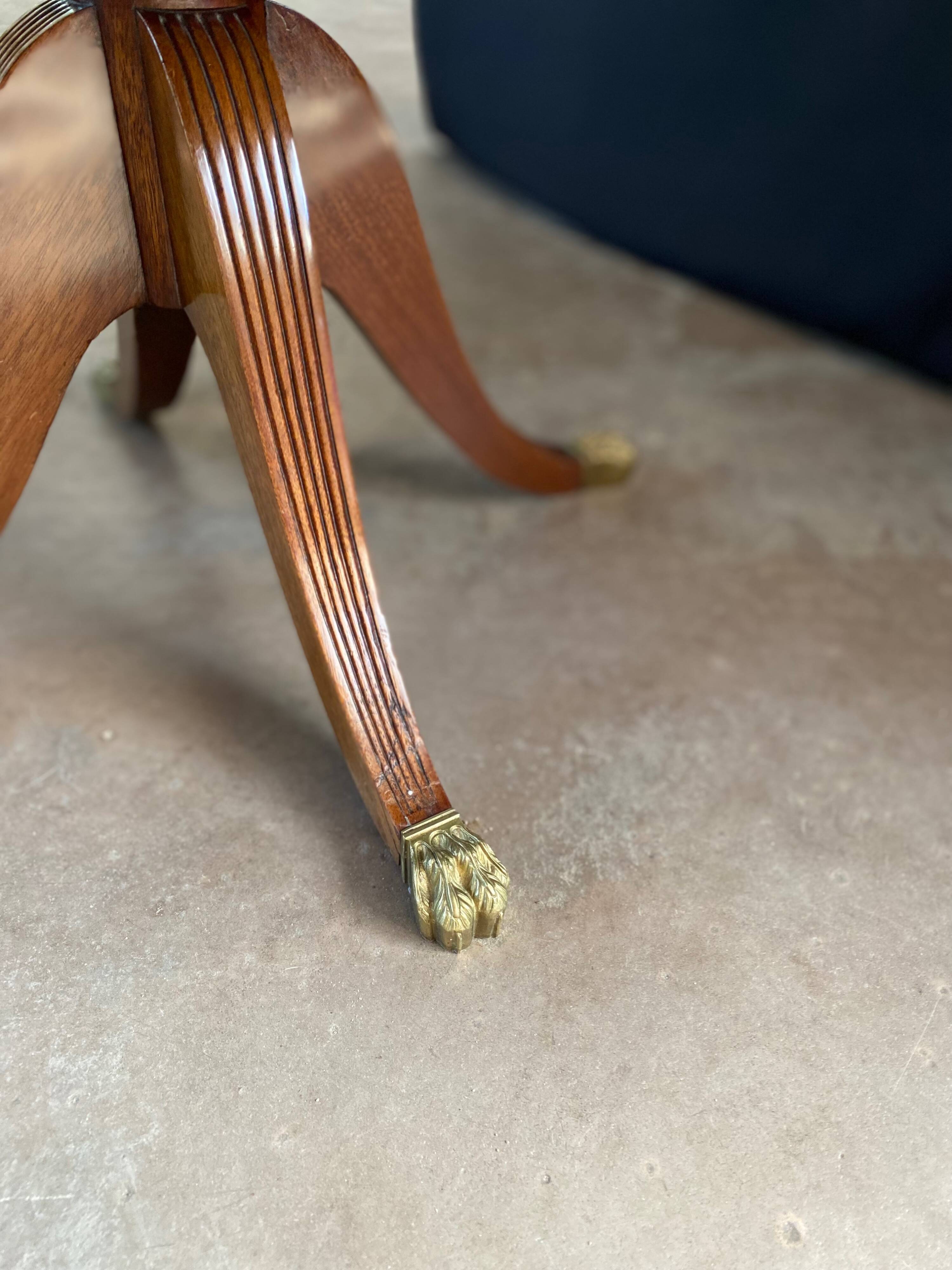 revolving bookcase, Empire style