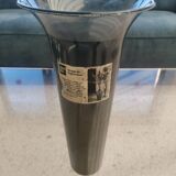 Large BAY Keramik Floor Vase 45 cm Red Vintage West Germany Bodo Mans