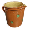 Terracotta milk jug