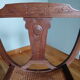 Fauteuil canné curule ou dagobert