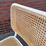 Cesca dining room chair designed by Marcel Breuer