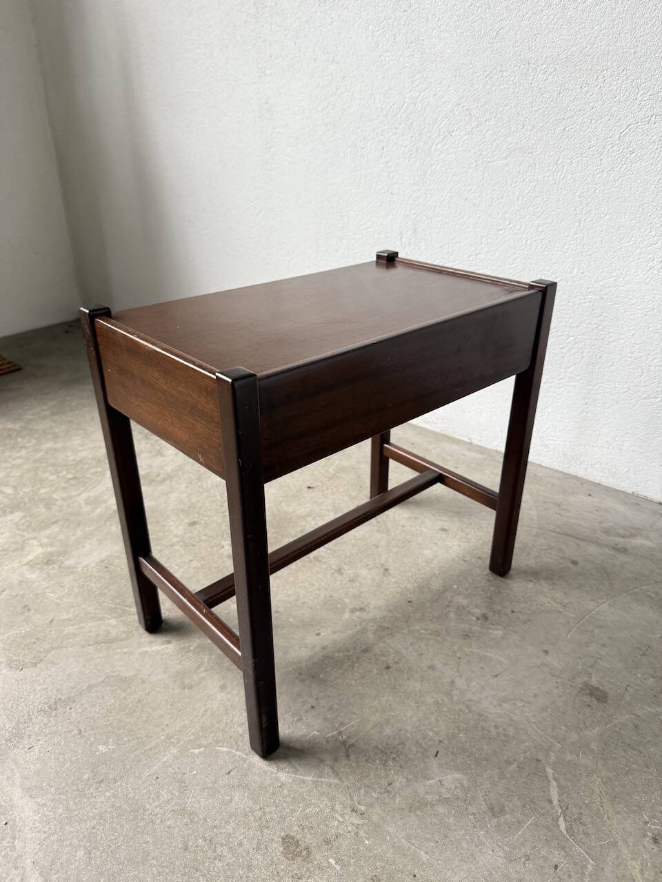 Jacques Hauville bedside table Roche Bobois mahogany