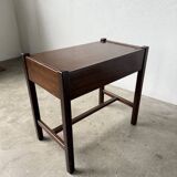 Jacques Hauville bedside table Roche Bobois mahogany