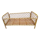 Vintage rattan child or baby bed