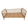 Vintage rattan child or baby bed
