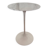 Designer coffee table in Carrara marble – Ø 41 cm
