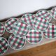Série de 12 assiettes à dessert vintage en céramique par la Faïencerie Nouvelle, Givors France