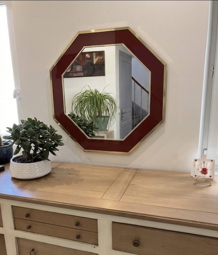 Miroir octogonal Eric Maville