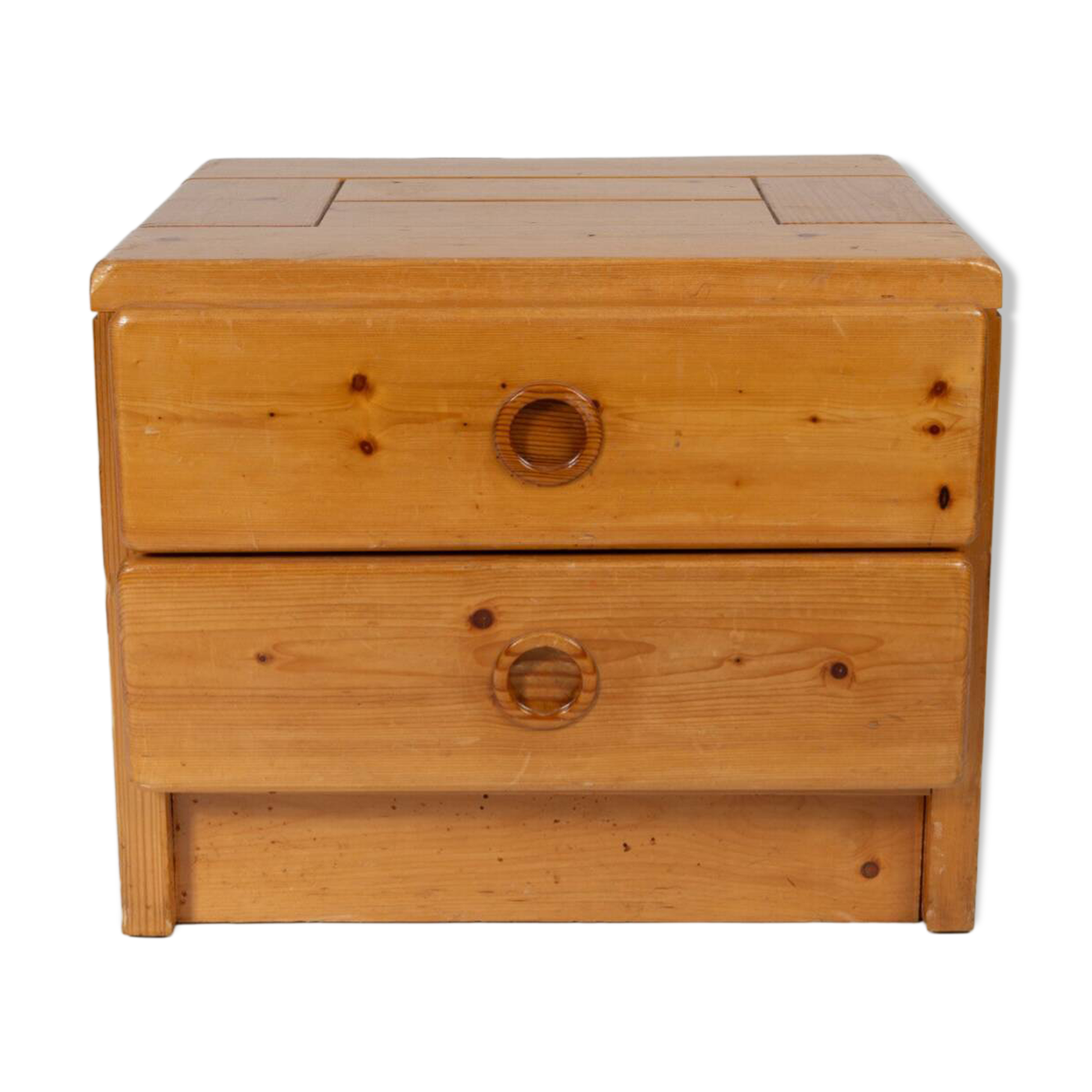 Meuble de rangement, chevet par Charlotte Perriand pour Les Arcs, 1960