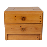 Meuble de rangement, chevet par Charlotte Perriand pour Les Arcs, 1960