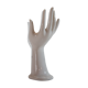Main en céramique blanche