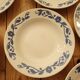 Set of 7 floral pattern soup plates ЗиК