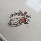 Plates Sarreguemines model "Madras"