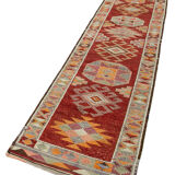 Handwoven Antique Anatolian Red Runner Rug 78 cm x 383 cm