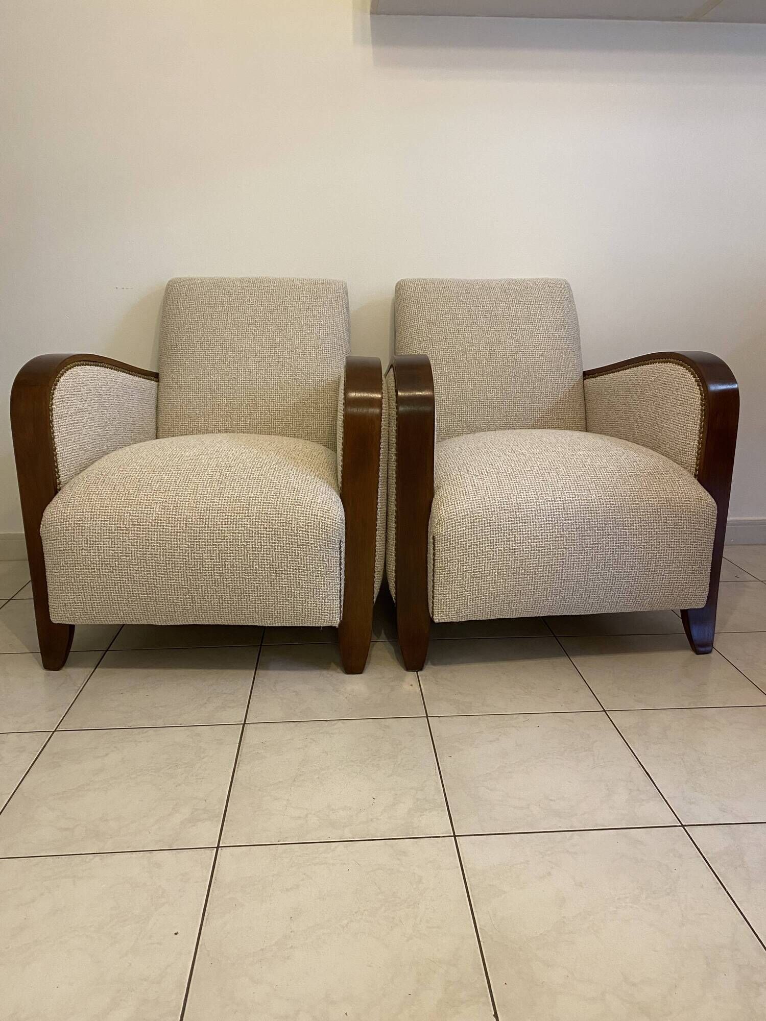 Art Deco armchairs