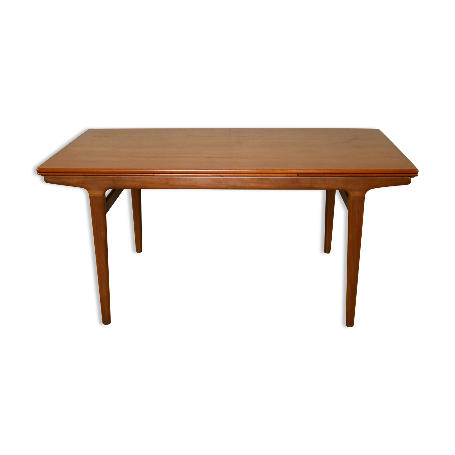 Scandinavian dining table by Johannes Andersen 2 extensions 60s