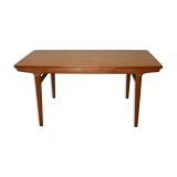 Scandinavian dining table by Johannes Andersen 2 extensions 60s