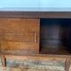 LOW FURNITURE RUSTIC SIDEBOARD MODERNIST ENFILADE HAS 2 DOORS IN CHENE - WIDTH 90 CM
