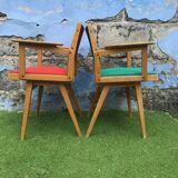 Armchairs vintage bridge