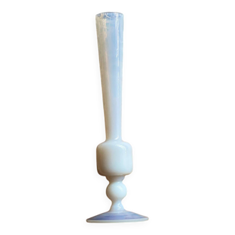 Soliflore en opaline fine soufflé Opalescent