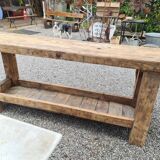 wooden cabinetmaker's workbench