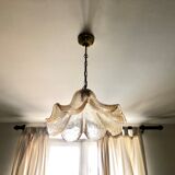 Suspension orange flower glass Murano 1960