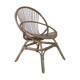 Fauteuil en rotin corbeille