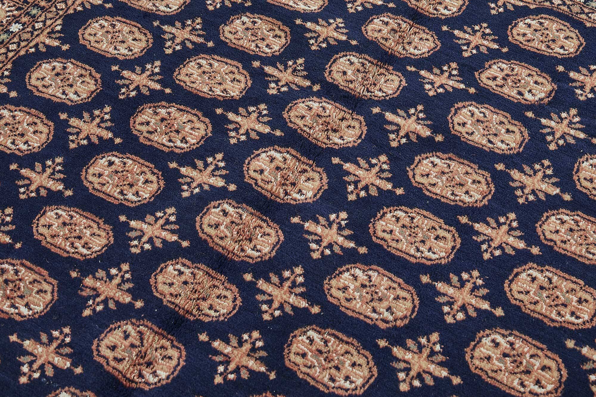 Turkish Handknotted Wool Oushak Rug 157 cm x 198 cm