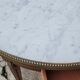 Antique Louis xvi style marble hot water bottle coffee table