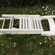 Salon de jardin en bois, 4 fauteuils
