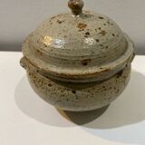 Small sugar bowl pottery the owl