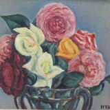 Table signed floral composition Hybac