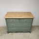 Vintage oak commode, renovated