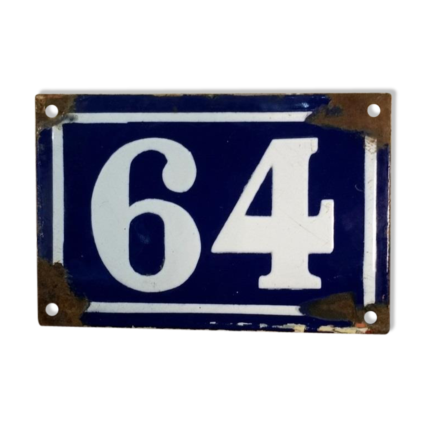 Street number plate