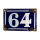 Street number plate