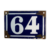 Street number plate