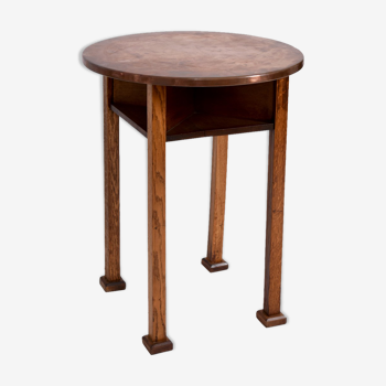 Viennese secession pedestal table, 1910s