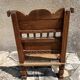 Antique ethnic chair in carved wood